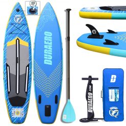 Tabla de Stand up Paddle para Adultos, Tabla de Paddle Surf de 330cm para Todos los Niveles, Sup con Capacidad de Carga de 150kg, Soporte para cámara.